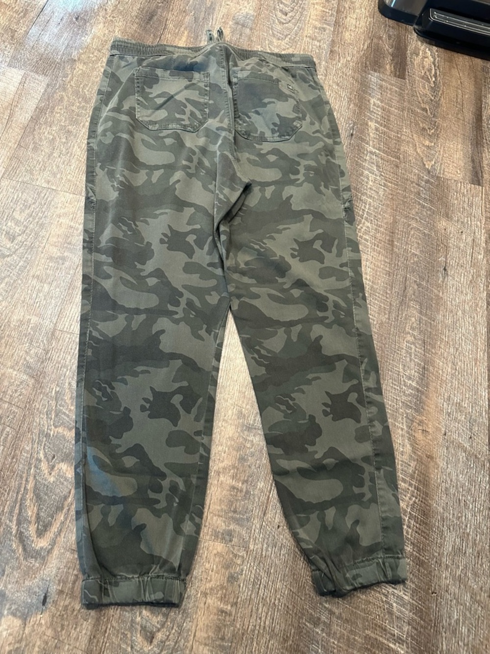 Camo Jogger Pants - Olive Green Camouflage
